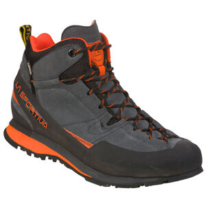 Pánske trailové topánky La Sportiva Boulder X Mid Carbon/Flame - 42