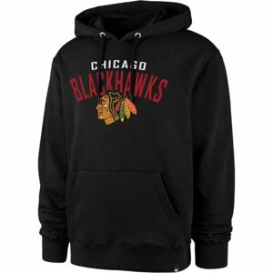 47 NHL CHICAGO BLACKHAWKS HELIX HOOD Klubová mikina, čierna, veľkosť M