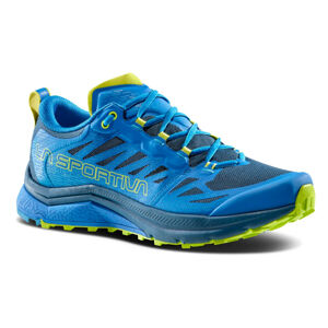 Pánske trailové topánky La Sportiva Jackal II Electric Blue/Lime Punch - 45,5