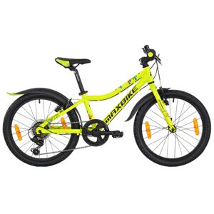 Detský bicykel MAXBIKE Junior 20" - žltý