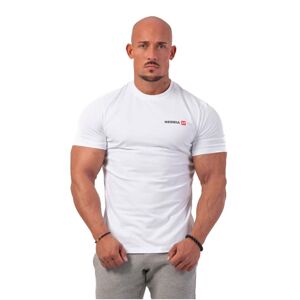 Pánske tričko Nebbia Minimalist Logo 293 White - XL