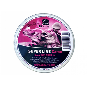 LK Baits Super Line Camo 0,26mm 1000m