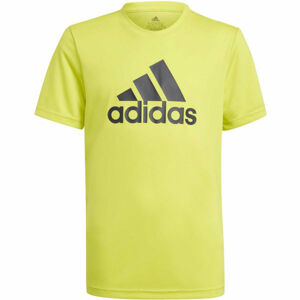adidas BL TEE Chlapčenské tričko, žltá, veľkosť 152