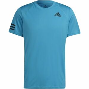 adidas CLUB 3 STRIPES TENNIS T-SHIRT Pánske tenisové tričko, modrá, veľkosť S