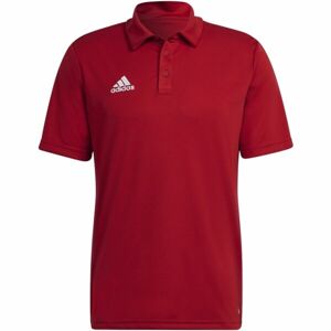 adidas ENT22 POLO Pánske polo tričko, červená, veľkosť L