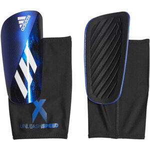 adidas X SG LEAGUE Pánske futbalové chrániče holení, modrá, veľkosť L