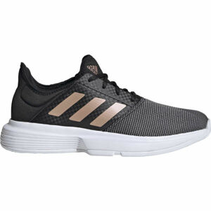 adidas GAMECOURT W Dámska tenisová obuv, čierna, veľkosť 38