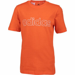 adidas LIN TEE Chlapčenské tričko, oranžová, veľkosť 140
