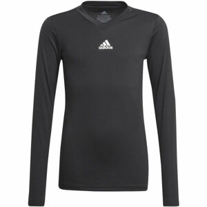 adidas TEAM BASE TEE Y Juniorské futbalové tričko, čierna, veľkosť 140