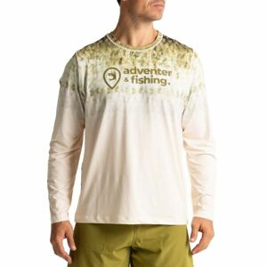 ADVENTER & FISHING UV T-SHIRT Pánske funkčné UV tričko, žltá, veľkosť XXL