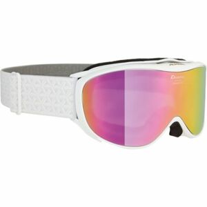 Alpina Sports CHALLENGE 2.0 MM Unisex  lyžiarske okuliare, biela, veľkosť os