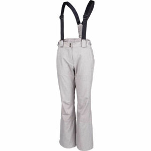 ALPINE PRO ARGA Dámske lyžiarske nohavice, sivá, veľkosť XS