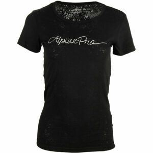 ALPINE PRO BELENA Dámske tričko, čierna, veľkosť