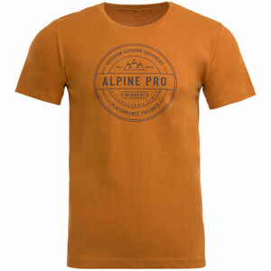ALPINE PRO JAEL Pánske tričko, oranžová, veľkosť M