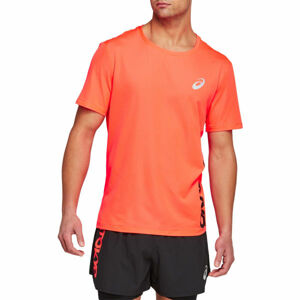 Asics FUTURE TOKYO VENTILATE SS TOP Pánske bežecké tričko, oranžová, veľkosť M