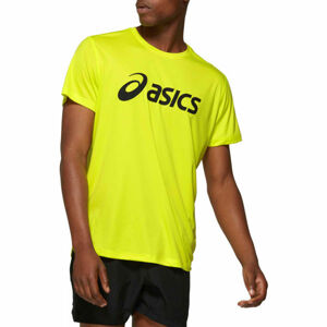 Asics SILVER ASICS TOP Pánske bežecké tričko, reflexný neón, veľkosť XL