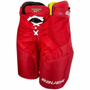 Bauer SUPREME S27 PANTS JR Hokejové nohavice, červená, veľkosť S