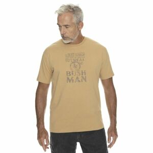 BUSHMAN NEALE Pánske tričko, hnedá, veľkosť XL