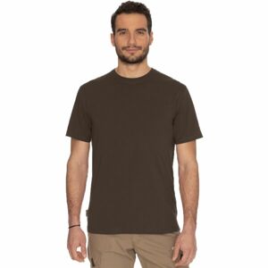 BUSHMAN Pánske tričko Pánske tričko, hnedá, veľkosť L