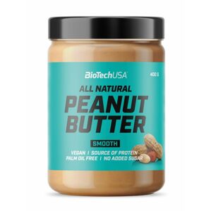 Peanut Butter All Natural - Biotech USA 400 g Smooth
