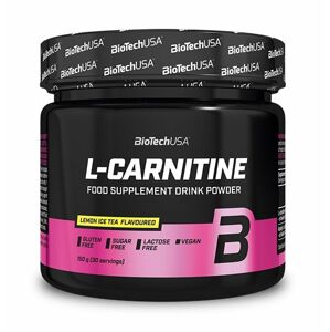 L-Carnitine práškový - Biotech USA 150 g Lemon Ice Tea