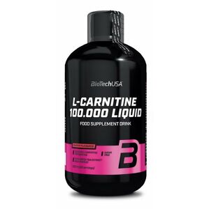 L-Carnitine 100 000 Liquid od Biotech USA 500 ml. Čerešňa