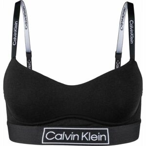 Calvin Klein REIMAGINED HERITAGE-LGHT LINED BRALETTE Dámska podprsenka, čierna, veľkosť L