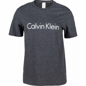 Calvin Klein S/S CREW NECK Dámske tričko, tmavo sivá, veľkosť M