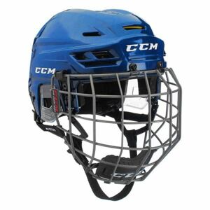 CCM TACKS 310C SR COMBO Hokejová prilba, modrá, veľkosť S