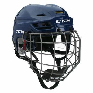 CCM TACKS 310C SR COMBO Hokejová prilba, tmavo modrá, veľkosť L