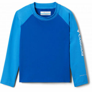 Columbia SANDY SHORES LONG SLEEVE SUNGUARD Detské tričko, modrá, veľkosť XS