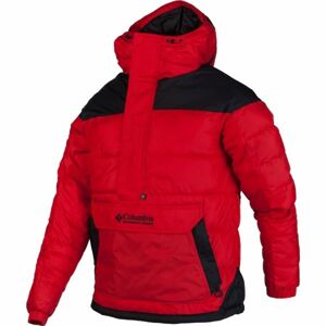 Columbia LODGE PULLOVER JACKET Pánska zimná bunda, červená, veľkosť XL