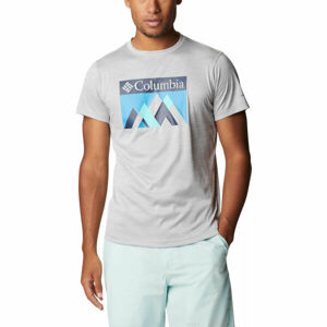 Columbia ZERO RULES SHORT Pánske tričko, sivá, veľkosť L