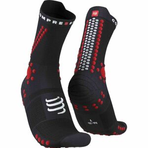 Compressport PRO RACING SOCKS v4.0 TRAIL Bežecké ponožky, čierna, veľkosť T2