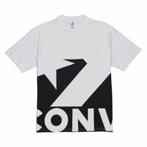 Converse STAR CHEVRON ICON REMIX TEE Pánske tričko, biela, veľkosť M