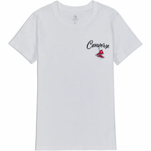 Converse WOMENS HANGIN OUT CLASSIC TEE Dámske tričko, biela, veľkosť M