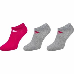 Converse BASIC WOMEN LOW CUT 3PP Dámske ponožky, sivá, veľkosť 39-42