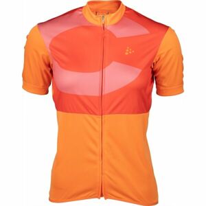 Craft CORE ENDUR ORG Dámsky cyklistický dres, oranžová, veľkosť S