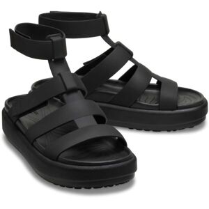 Crocs BROOKLYN LUXE GLADIATOR W Dámske sandále, čierna, veľkosť 37/38