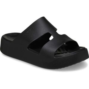 Crocs GETAWAY PLATFORM H-STRAP Dámske sandále, čierna, veľkosť 36/37
