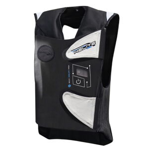 Závodná airbagová vesta Helite e-GP Air čierno-biela - L rozšírená