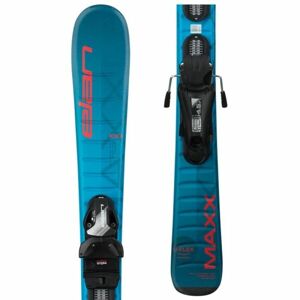 Elan MAXX BLUE JRS + EL 4.5 GW Juniorské zjazdové lyže, modrá, veľkosť 130