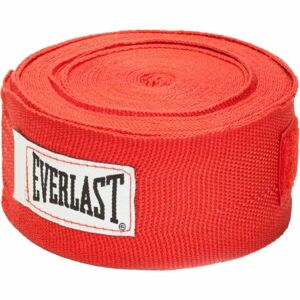 Boxerské bandáže Everlast Handwraps 300 cm červená