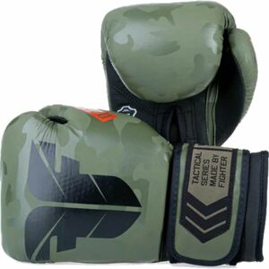 Fighter TACTICAL 10 OZ Boxerské rukavice, tmavo zelená, veľkosť