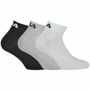 Fila QUARTER PLAIN SOCKS 3P Ponožky, čierna, veľkosť 39/42