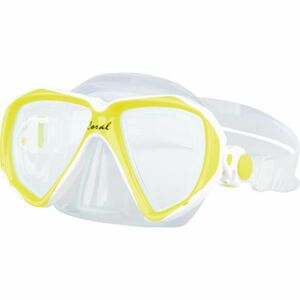 Finnsub CORAL JR MASK Juniorská potápačská maska, žltá, veľkosť os