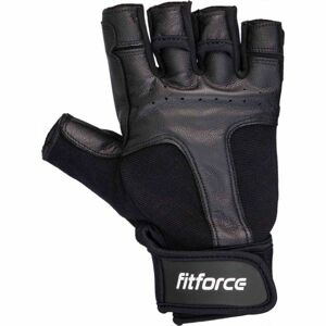 Fitforce BURIAL Fitness rukavice, čierna, veľkosť L