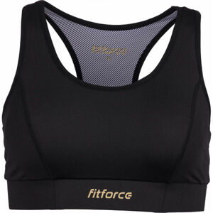 Fitforce PIRA Dámska fitness podprsenka, čierna, veľkosť XS