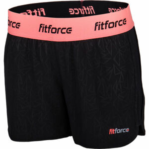 Fitforce RONY Dámske  fitness šortky, čierna, veľkosť L