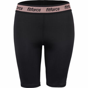 Fitforce SOLTA Dámske  fitness šortky, čierna, veľkosť